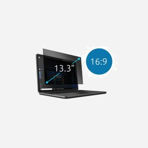 Kensington Filtre Confidentialité 13.3" (33.8cm) 16:9 - Anti-Reflet & Anti-Espion - Réversible Brillant/Mat - Angle de Vue 30° - LCD - Installation Adhésive