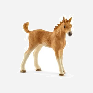schleich HORSE CLUB 42432 : Kit de jeu Jument & Poulain Quarter Horse, Chiot, Accessoires (9 pcs), 5-12 ans, 245x52x190mm, Multicolore - Miniature 4