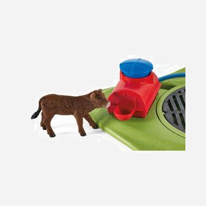 schleich FARM WORLD 42529 - Station de Lavage Vache Multicolore, 3 Figurines, Dès 3 ans, Assemblage requis, 570x400x170 mm, Fabrication Allemande - Miniature 5