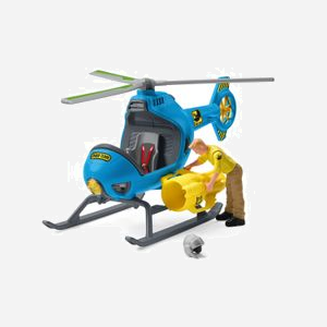 schleich Dinosaurs 41468 : Hélicoptère d'Attaque Aérienne avec Figurine Luis et Tapejara, Accessoires (Canon, Filet), 4+, 250x150x200mm - Miniature 3