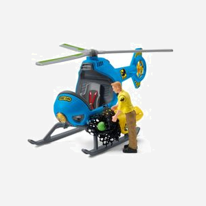 schleich Dinosaurs 41468 : Hélicoptère d'Attaque Aérienne avec Figurine Luis et Tapejara, Accessoires (Canon, Filet), 4+, 250x150x200mm - Miniature 4