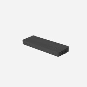 Fujitsu Station d'accueil Thunderbolt 3 filaire, 3x USB 3.2 Gen 2 Type-A, 2x USB 3.2 Gen 2 Type-C, HDMI, RJ-45, Kensington, Noir, 239x80x26mm