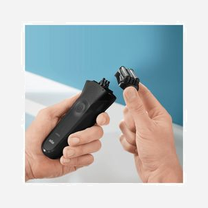 Braun Series 3 300s Rasoir à Grille Noir - 2 SensoFoil, Batterie NiMH, Autonomie 20min, Charge Rapide 5min, Tondeuse Intégrée, Lavable, Indicateur LED - Miniature 5