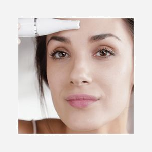 Braun FaceSpa Pro 81636295 Épilateur Visage 3-en-1, 10 Pince(s), Blanc/Bronze, Batterie 12V, Autonomie 1h, Wet&Dry, avec Brosse Nettoyante et Station de Base - Miniature 4