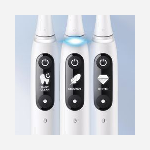 Oral-B iO Brosse à Dents Électrique Rotative Adulte 4210201362982 Blanche : 5 modes, Bluetooth, Batterie intégrée 3h, 1 poignée & tête, Étui voyage. - Miniature 3