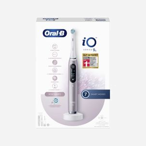 Oral-B iO Series 9n Brosse à dents rotative oscillante Adulte Rose avec 6 modes, écran OLED, Bluetooth, batterie Li-Ion et minuteur 2 min - Miniature 3