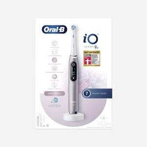 Oral-B iO Series 9n Brosse à dents rotative oscillante Adulte Rose avec 6 modes, écran OLED, Bluetooth, batterie Li-Ion et minuteur 2 min - Miniature 4