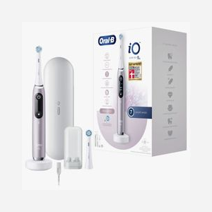 Oral-B iO Series 9n Brosse à dents rotative oscillante Adulte Rose avec 6 modes, écran OLED, Bluetooth, batterie Li-Ion et minuteur 2 min - Miniature 5