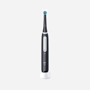 Oral-B iO Series 4 Noire - Brosse à Dents Électrique Adulte, 4 Modes (Soin, Sensible, Blanchiment), Minuteur 4x30s, Bluetooth, Batterie Li-Ion, 1 Tête - Miniature 3