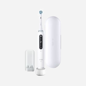 Oral-B iO Series 5 Brosse à Dents Électrique Rotative Oscillante Adulte, 5 Modes, Minuteur 2 min, Capteur de Pression, Batterie Intégrée, 1 Poignée, 1 Brossette, CE