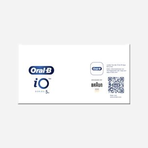 Oral-B iO Series 5 Brosse à Dents Électrique Rotative Oscillante Adulte, 5 Modes, Minuteur 2 min, Capteur de Pression, Batterie Intégrée, 1 Poignée, 1 Brossette, CE - Miniature 5
