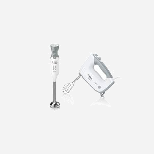 Bosch MFQ36460 Robot Mixer 450W Blanc : Blender & Mélange, 5 Vitesses, Turbo, Bol et Boîtier Plastique, 220-240V, Dimensions 154x208x74mm, Batteurs Inclus. - Miniature 3