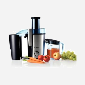 Bosch MES3500 Centrifugeuse 700W Noir/Argent - Cheminée 7.3cm, Bol 1.25L, Récipient à Pulpe 2L, Filtre Inox, Ejection Automatique de la Pulpe - Miniature 5