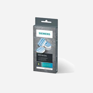 Siemens TZ80002A - Lot de 3 Tablettes de Nettoyage pour Machine à Café - Avertissement H315, H317, H319 - Précautions P102, P264, P305+P351+P338, P405, P501