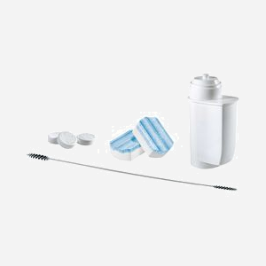 Siemens TZ80004A Brosse de Nettoyage pour Machines à Café - Compatibilité Siemens - Couleur Bleu/Blanc - Avertissement : H315, P102 - Miniature 1