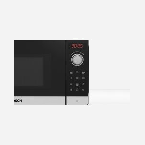 Micro-ondes Bosch Serie 2 FEL023MS2 20L 800W, Noir/Inox, Pose Libre, Commandes Boutons/Rotatif, Écran LED, Platine 27cm, Grill, Décongélation - Miniature 2