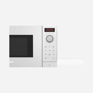 Micro-onde Bosch Serie 2 FFL023MW0 20L 800W Blanc - Plateau 27cm, Commandes Rotatives, Écran LED, Cavité Inox, Fonction Décongélation et 7 Programmes Auto. - Miniature 2