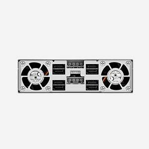 ICY BOX IB-2222SSK : Plateau Hot Swap 4x 2.5" SATA/SAS, Baie 5.25", Acier Noir, 2x Ventilateurs 40mm, SATA 6Gbit/s, Compatible Windows/macOS - Miniature 2