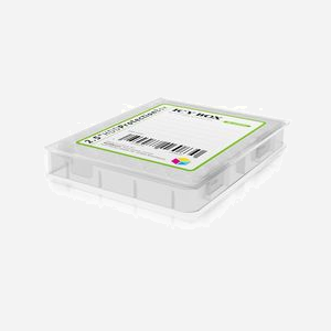 ICY BOX IB-AC6251 Housse de Protection 2.5" en Plastique Transparent (82x106x16mm) - Résistant Poussière et Chocs - Quantité: 1 - Miniature 1