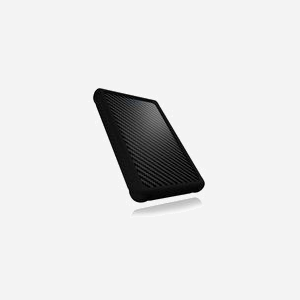 ICY BOX IB-223U3A-B Boîtier Externe USB 3.2 Gen 1 pour Disque Dur/SSD 2.5" SATA I/II/III, UASP, Noir, ABS/Silicone, Hot Swap, Jusqu'à 9.5mm