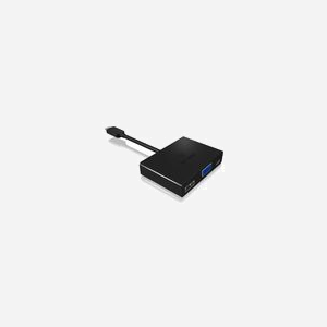 ICY BOX IB-DK4032-CPD Adaptateur USB-C vers VGA, USB-A 3.2 Gen 1, USB-C 3.2 Gen 1, Chipset Parade PS176/VIA-Labs VL210, 5 Gbit/s, Windows/macOS/ChromeOS - Miniature 2