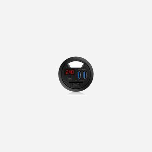 ICY BOX IB-HUB1404 Hub d'Alimentation 5V 4A Noir, Boîtier Plastique, Indicateur de Charge LED, 65x57x57mm, Certifié CE/FCC - Miniature 2