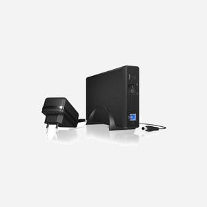 ICY BOX IB-377U3 Boîtier HDD 3.5" SATA I/II/III USB 3.2 Gen 1 (5 Gbit/s) Noir Aluminium, 1 ventilateur, Hot Swap, UASP, Adaptateur Secteur Externe - Miniature 3