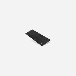ICY BOX IB-MSA103-VM : Plaque Murale Noire pour Écran VESA 75x75 et 100x100 mm, Support Unique, Compatible Intel NUC. Dimensions du casier principal : 530x275x230 mm. - Miniature 2