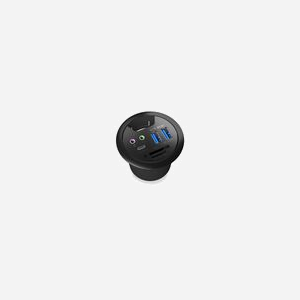 ICY BOX IB-HUB1404A Hub d'Alimentation Noir, Boîtier Plastique, Dimensions 68x69x70mm, Tension de Sortie 5V, Certifications CE/FCC, Indicateur LED - Miniature 4