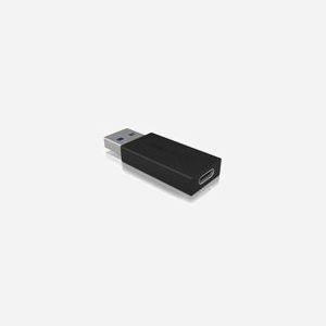 ICY BOX IB-CB015 Adaptateur USB Type-C 3.1 (Gen 2) vers USB Type-A 3.1 (Gen 2) Noir - Transfert 10 Gbit/s - Compatible Windows/macOS - Miniature 3