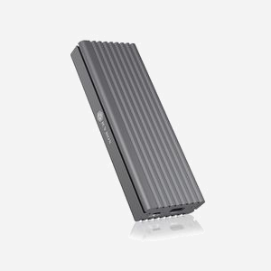 ICY BOX IB-1817M-C31 Boîtier SSD M.2 USB Type-C 3.2 Gen 2 (10 Gbit/s) PCI Express 3.0 NVMe Gris Aluminium - Supports 2230/42/60/80