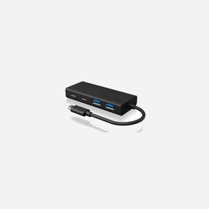 ICY BOX IB-HUB1426-CPD Hub USB 3.2 Gen 1 Type-C vers 2x Type-A & 3x Type-C, 5000 Mbit/s, Aluminium/Plastique, 60W Power Delivery - Miniature 2