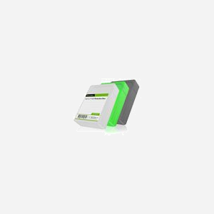 ICY BOX IB-AC6025-3 Pack de 3 Étuis de Protection 2.5" Plastique Vert, Gris, Blanc - Dimensions 115x90x35mm, Compatible Toutes Marques - Miniature 1