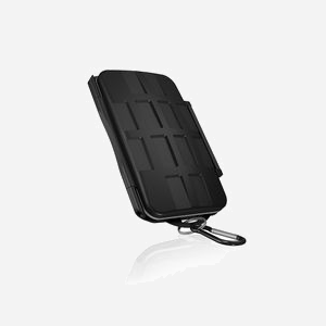 ICY BOX IB-AC620-CR Étui Protection Cartes Mémoire 4xCF 8xSD 16xMicroSD Polycarbonate/Silicone Noir/Gris 125x83x30mm - Miniature 3