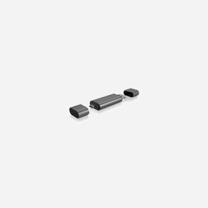 ICY BOX IB-CR201-C3 Lecteur Cartes Mémoire USB 3.2 Gen 1 Type-C Anthracite - SD/SDHC/SDXC/MicroSD - 5000 Mbit/s - Aluminium - 83x24x12mm - Miniature 2