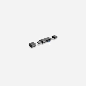 ICY BOX IB-CR201-C3 Lecteur Cartes Mémoire USB 3.2 Gen 1 Type-C Anthracite - SD/SDHC/SDXC/MicroSD - 5000 Mbit/s - Aluminium - 83x24x12mm - Miniature 4
