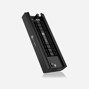 ICY BOX IB-180MC-C31 Boîtier SSD M.2 USB 3.2 Gen 2 Type-C, PCIe/SATA III, NVMe, Aluminium/Plastique, Noir, Support 2242/2260/2280 jusqu'à 2To