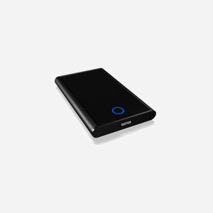 ICY BOX IB-273StU3 Boîtier Externe 2.5" SATA HDD/SSD USB 3.2 Gen 1 (USB 3.0) Aluminium/Plastique Noir, Hot Swap, Support 9.5mm, Windows/macOS/Linux - Miniature 1