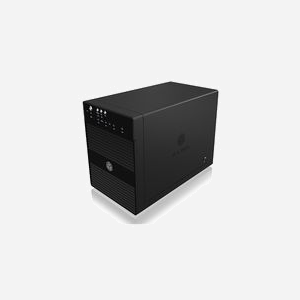 ICY BOX IB-3640SU3 Boîtier Externe HDD 3.5" SATA, USB 3.2 Gen 1 Type-B, eSATA, Aluminium/Plastique, 1 Ventilateur 8cm, RAID/JBOD - Miniature 2