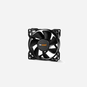 be quiet! Pure Wings 2 80mm BL044 Ventilateur PC 80x80x25mm, 1900 RPM, 18.2 dB(A), 26.3 CFM, Rifle Bearing, Noir, 80000h