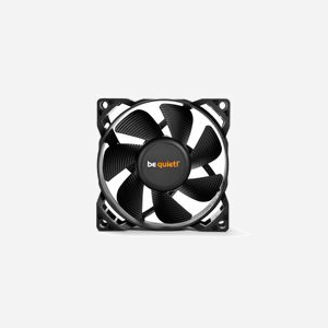 be quiet! Pure Wings 2 80mm BL044 Ventilateur PC 80x80x25mm, 1900 RPM, 18.2 dB(A), 26.3 CFM, Rifle Bearing, Noir, 80000h - Miniature 3