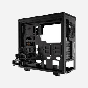 be quiet! Pure Base 600 Argent - Boîtier PC Midi-Tower ATX/Micro ATX/Mini-ITX, 2x ventilateurs Pure Wings 2 (120/140mm), Acier/ABS, sans alimentation - Miniature 5