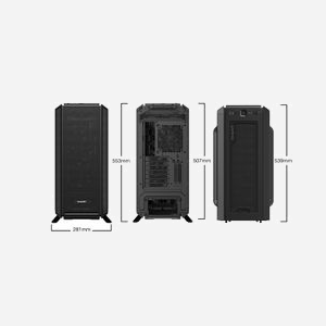 be quiet! Silent Base 802 Noir - Boîtier PC Midi Tower ARGB - ATX/E-ATX/Micro ATX/Mini ITX - 3x Pure Wings 2 140mm - USB 3.2 Gen 1/Gen 2 - Miniature 2