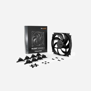 be quiet! Silent Wings 4 140mm PWM - Ventilateur PC 140x140x25mm, 1100 RPM max, 13.6 dB(A), 87.16 m³/h, FDB, 4-Pin PWM, Noir - Miniature 4