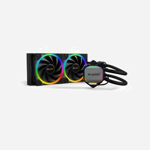 be quiet! Pure Loop 2 FX 240 mm Refroidisseur liquide AIO, Radiateur 240mm, ARGB, compatible Intel LGA 115x/1200/1700/20xx AMD AM4/AM5, 2x120mm, 8-32.3 dB