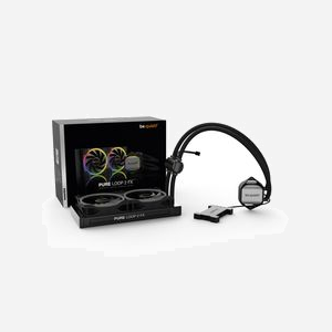 be quiet! Pure Loop 2 FX 240 mm Refroidisseur liquide AIO, Radiateur 240mm, ARGB, compatible Intel LGA 115x/1200/1700/20xx AMD AM4/AM5, 2x120mm, 8-32.3 dB - Miniature 4