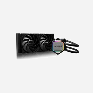 be quiet! Pure Loop 2 240mm Refroidissement Liquide AIO, Radiateur 240mm, Sockets Intel LGA 115x/1200/1700 & AMD AM4/AM5, 2x 120mm PWM, Noir