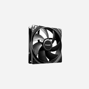be quiet! Pure Wings 3 120mm - Ventilateur PC 120x120x25mm, 1600 tr/min, 84.8 m³/h (49.9 CFM), 25.5 dB(A), 1.45 mmH2O, 3-Pin, Noir - Miniature 1