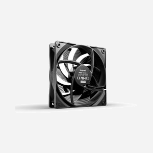 be quiet! Pure Wings 3 120mm PWM, Ventilateur PC 120x120x25mm, 2100tr/min, 101.2 m³/h (59.6 CFM), 30.9dB(A), 2.41 mmH2O, 4-Pin, 80000h MTTF - Miniature 2