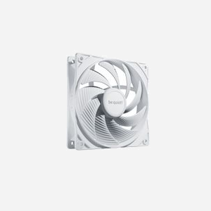 Ventilateur PC be quiet! Pure Wings 3 120mm PWM Blanc, 2100 tr/min, 101.2 m³/h (59.6 CFM), 2.41 mmH2O, Palier lisse, 30.9 dB(A), 4-Pin, BL111 - Miniature 1